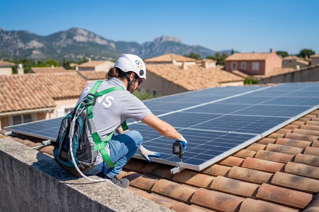 Panneaux solaires à Antibes